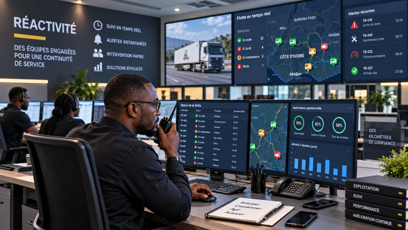 📡 Traçabilité & reporting
